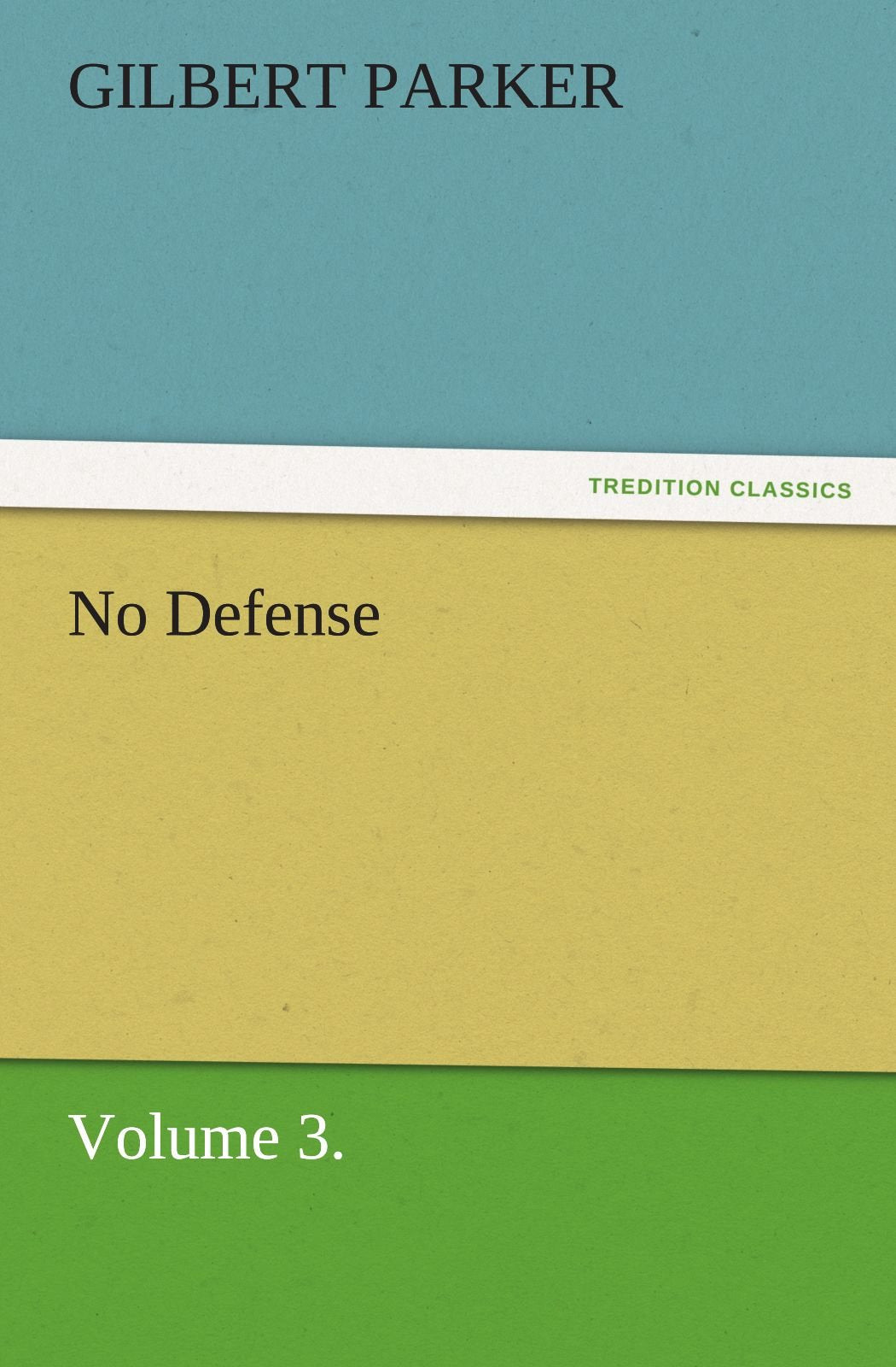 No Defense, Volume 3.,Used