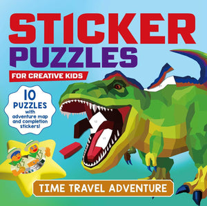 STICKER PUZZLES; TIME TRAVEL ADVENTURE: For Creative Kids (3),New
