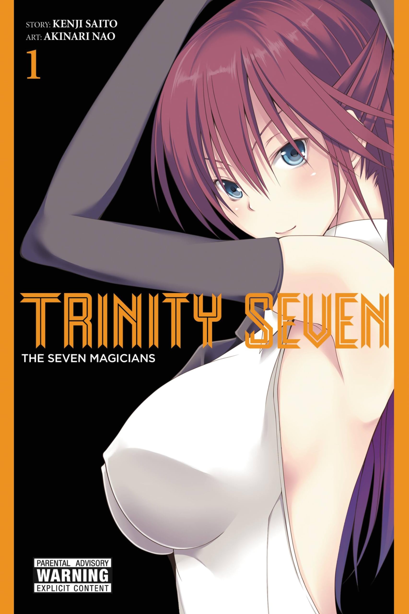 Trinity Seven, Vol. 1: The Seven Magicians  manga (Trinity Seven, 1),Used