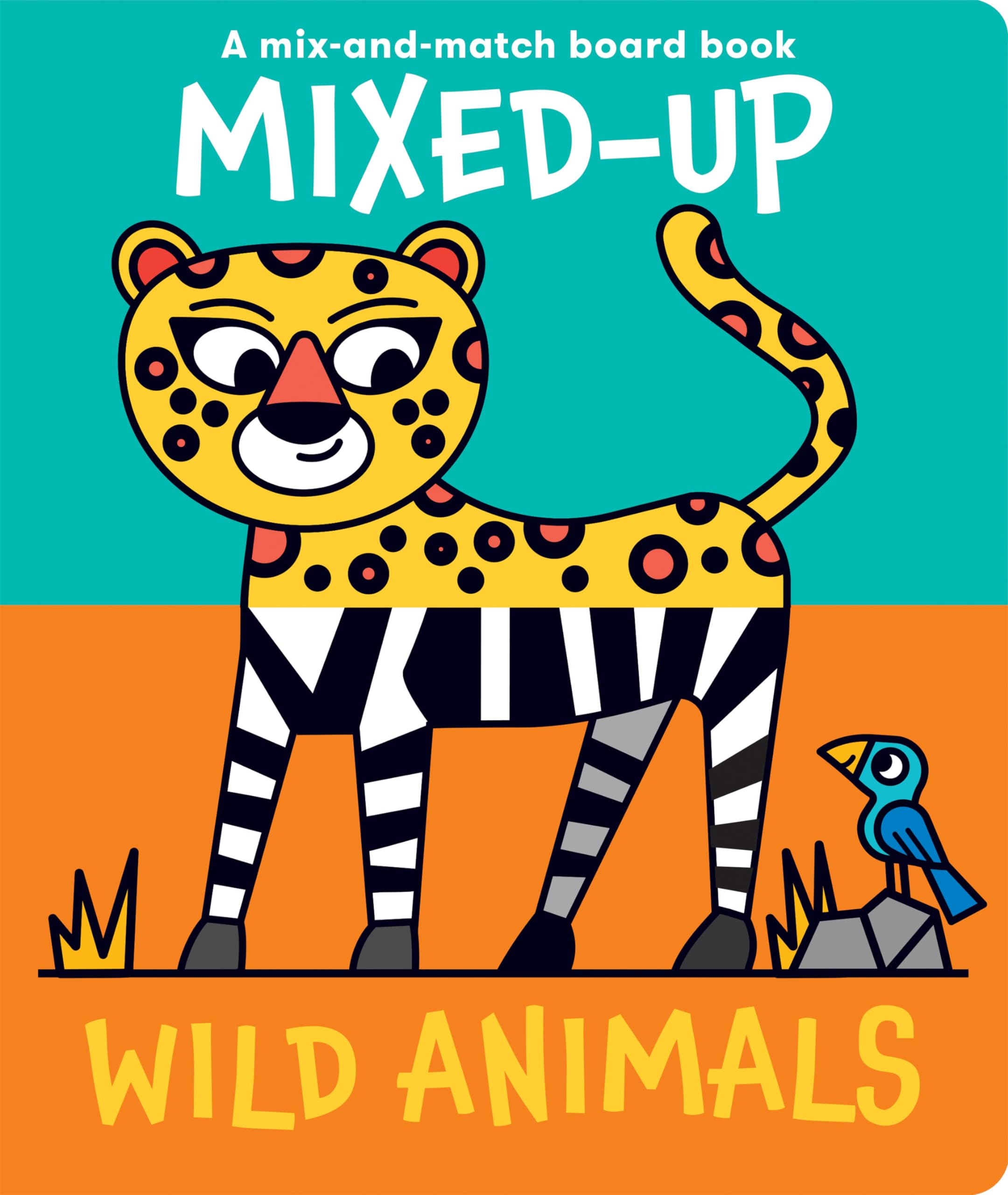 MixedUp Wild Animals (Mixed Up Mix & Match Board Books),New