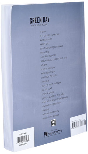Green Day  Guitar Tab Songbook  22 Greatest Hits For Guitar  Includes American Idiot, Basket Case, Boulevard Of Broken Dreams,