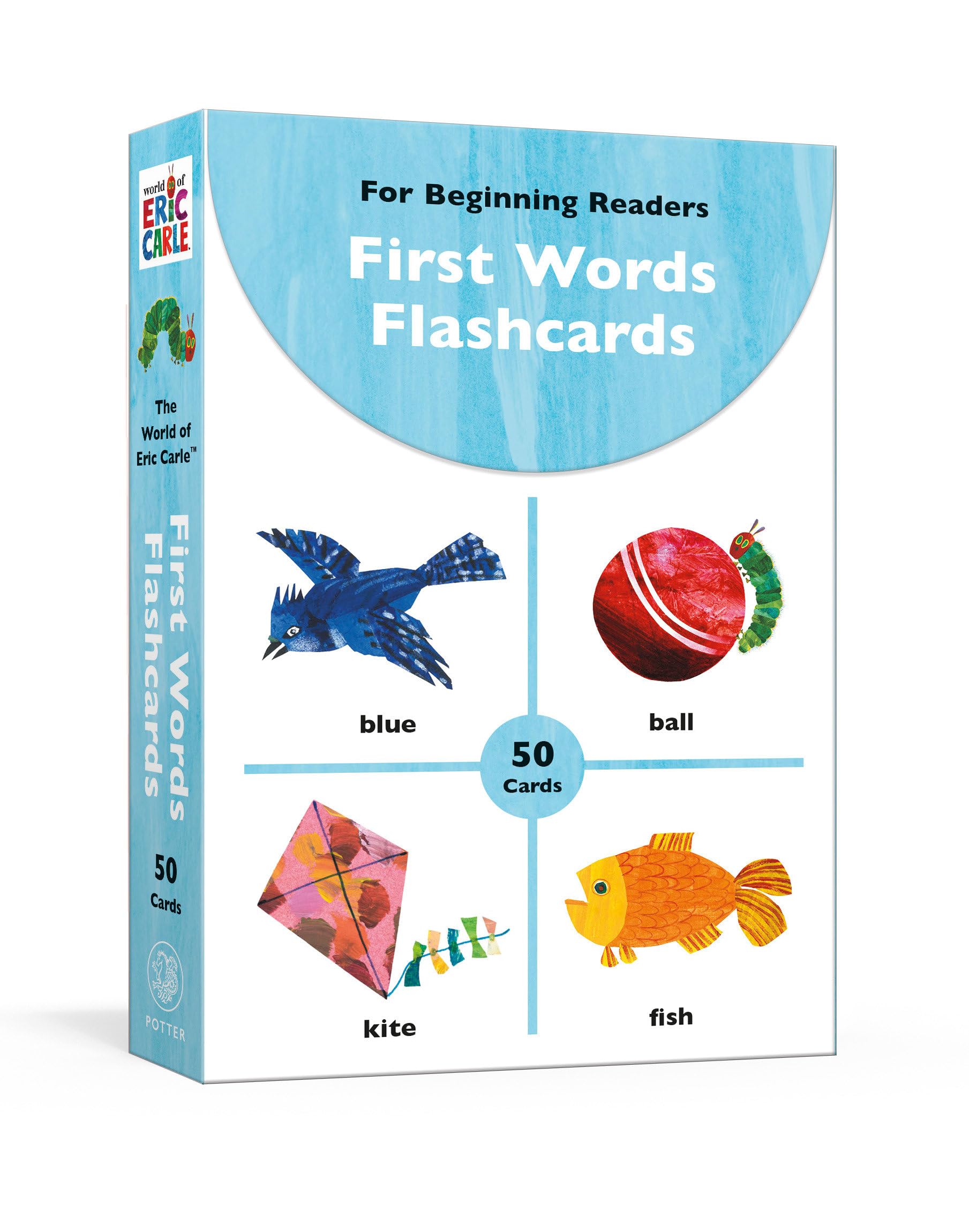 The World Of Eric Carle First Words Flashcards: 50 Cards For Beginning Readers,New