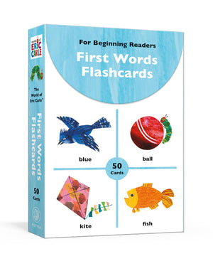 The World Of Eric Carle First Words Flashcards: 50 Cards For Beginning Readers,New
