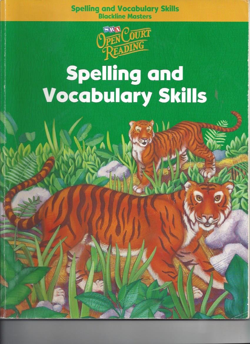 Open Court Reading  Spelling And Vocabulary Skills Blackline Masters  Grade 2,Used