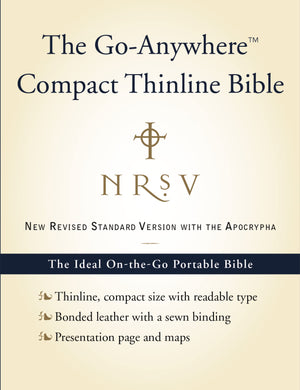 Nrsv Goanywhere Compact Thinline Bible With The Apocrypha (Bonded Leather, Navy