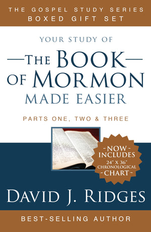 Book of Mormon Made Easier Set, With Included Chronological Map (Gospel Study) [Paperback] David J. Ridges [Paperback] David J. ,Used
