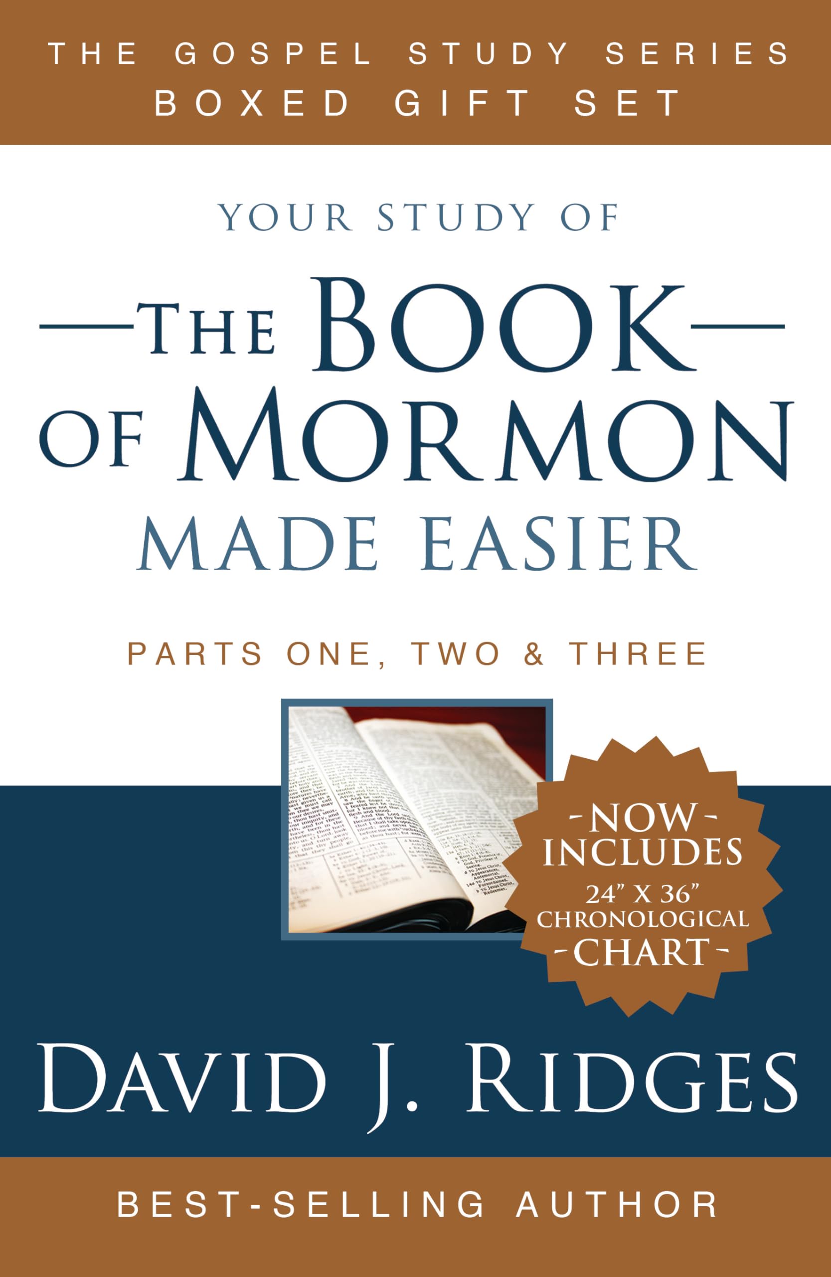 Book Of Mormon Made Easier Set, With Included Chronological Map (Gospel Study) [Paperback] David J. Ridges [Paperback] David J.