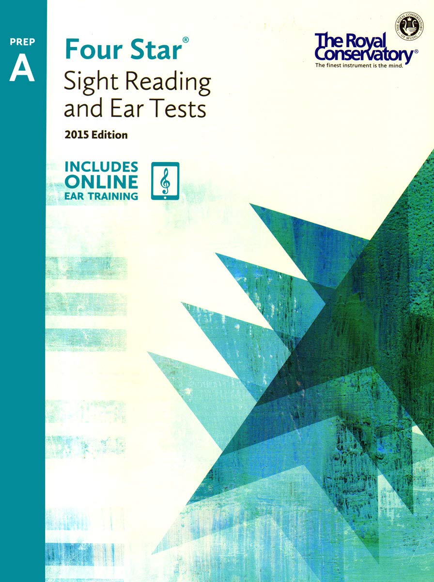 4S0A  Royal Conservatory Four Star Sight Reading and Ear Tests Level Prep A Book 2015 Edition,Used