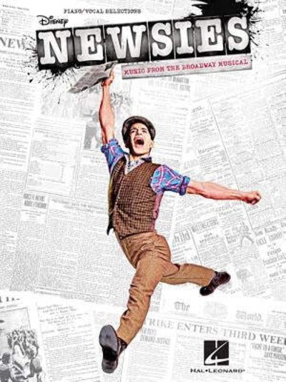 Newsies: Music from the Broadway Musical Piano, Vocal and Guitar Chords,Used