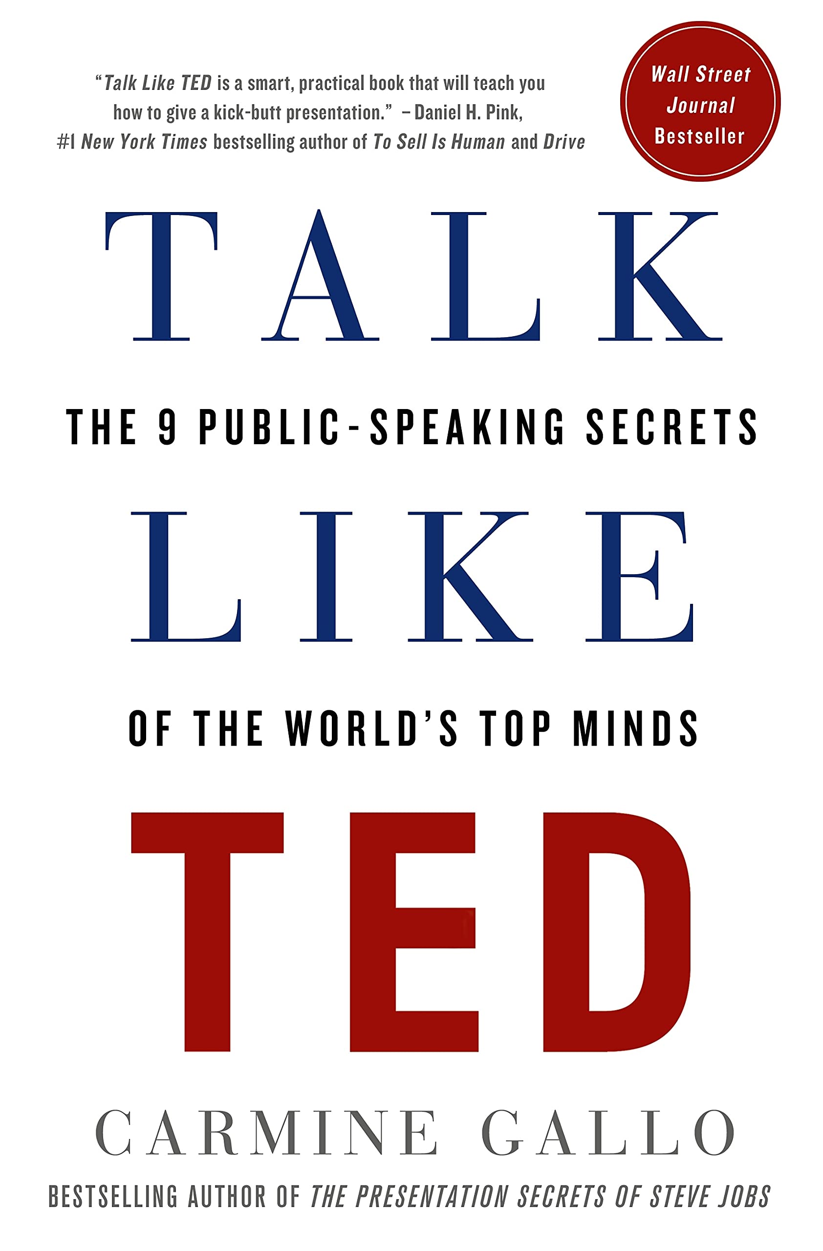Talk Like TED: The 9 Public-Speaking Secrets of the Worlds Top Minds-New Condition