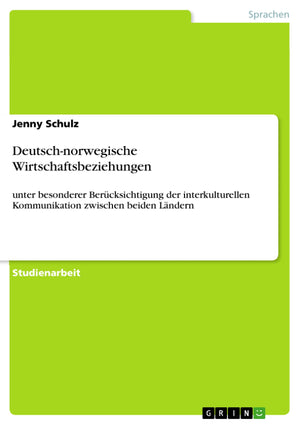 Deutschnorwegische Wirtschaftsbeziehungen (German Edition),Used