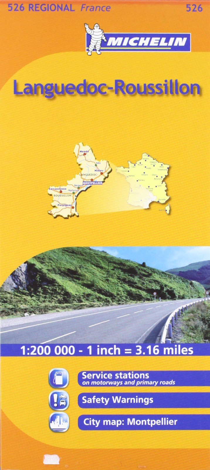Michelin Map France: Languedoc Roussillon 526 (Maps/Regional (Michelin)) (French Edition)