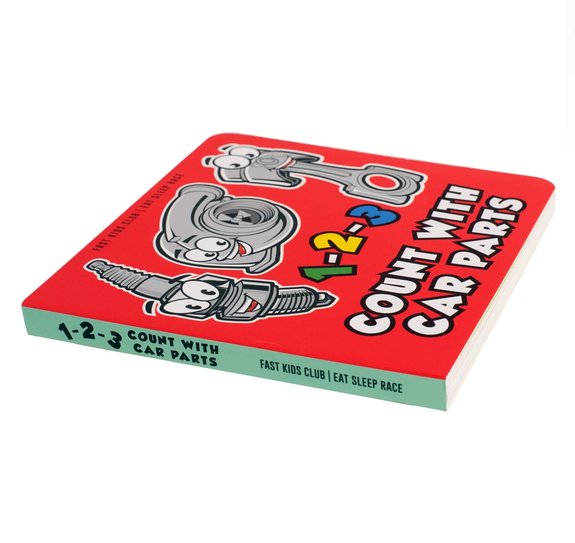 123 Count with Car Parts (123 Baby Book, Children's Book, Toddler Book, Kids Book),Used