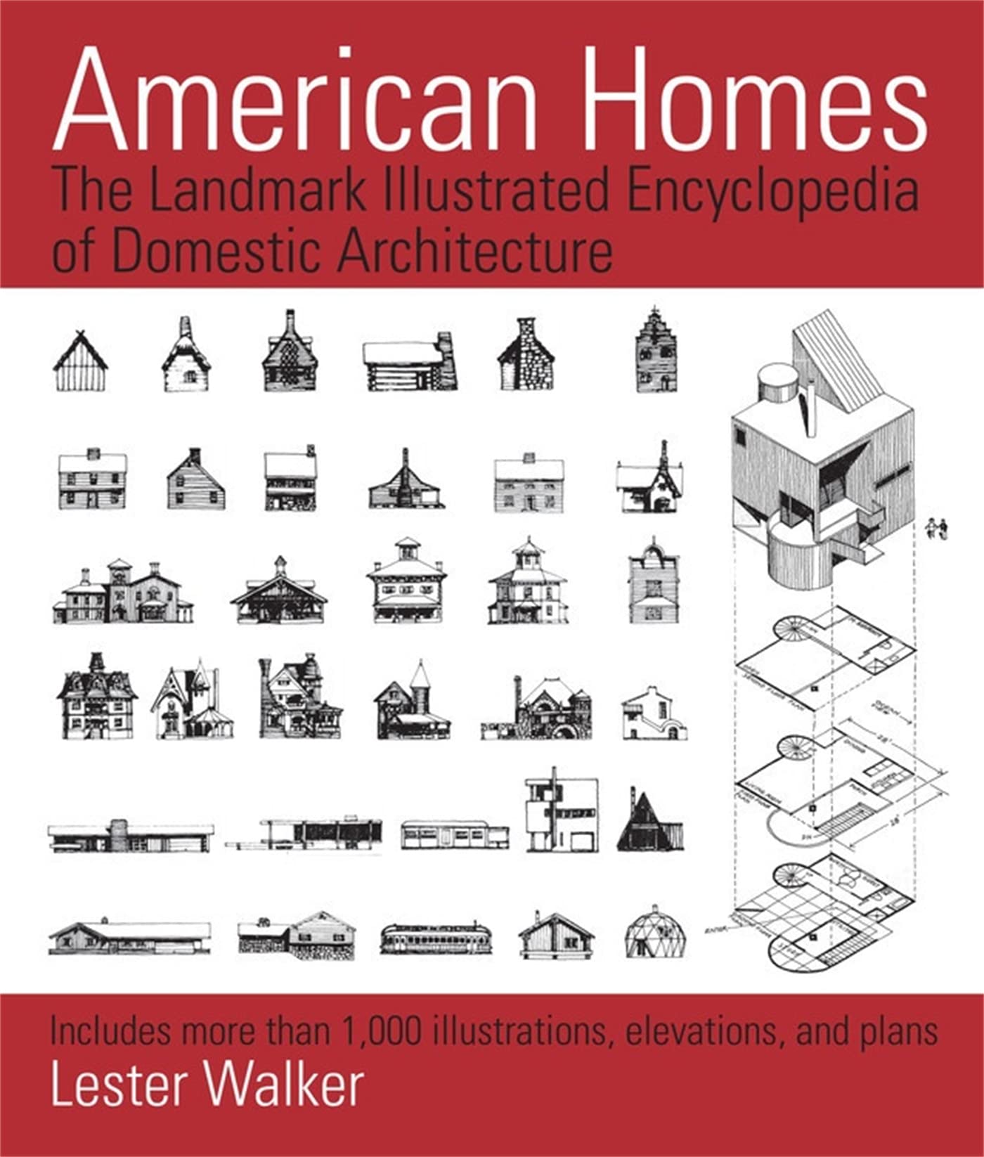 American Homes: The Landmark Illustrated Encyclopedia of Domestic Architecture,Used