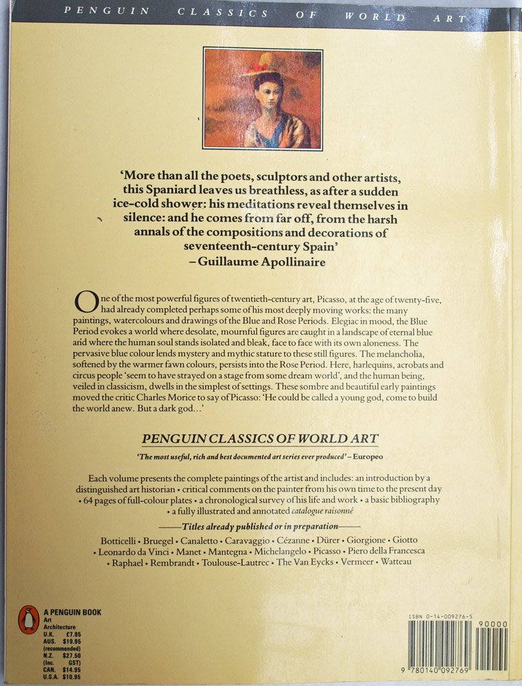 The Complete Paintings of Picasso: Blue and Rose Periods (Penguin Classics of World Art),Used