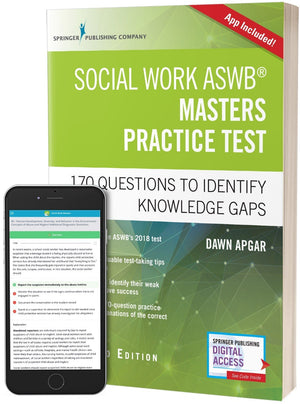 Social Work ASWB Masters Practice Test: 170 Questions to Identify Knowledge Gaps (Book + Digital Access),Used