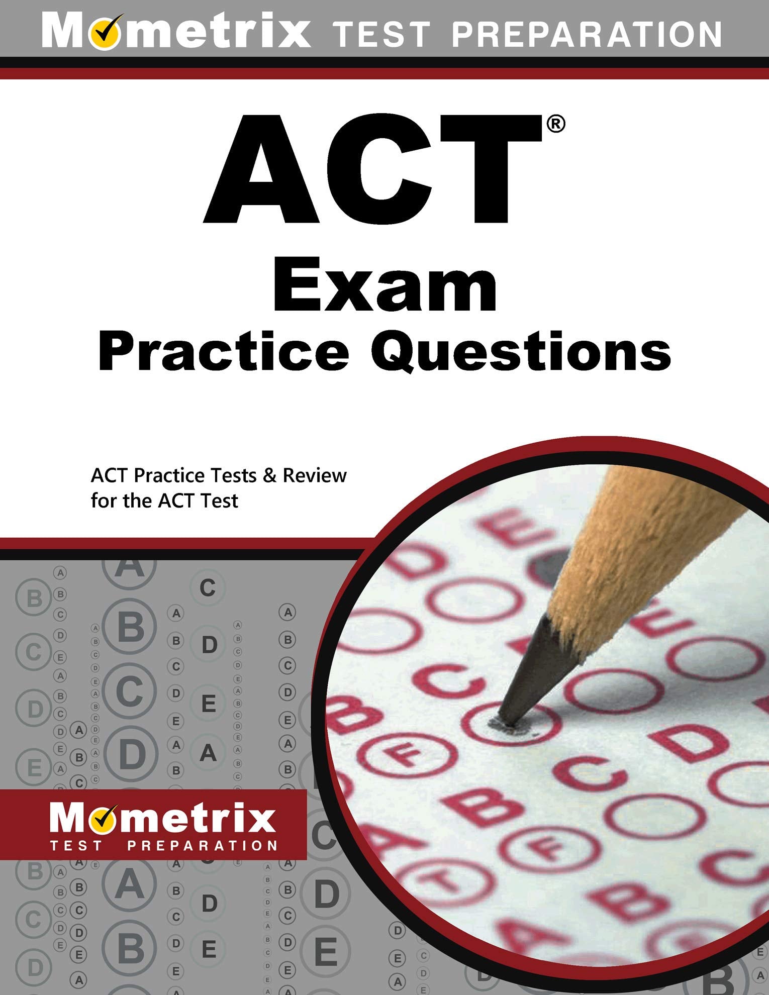 ACT Exam Practice Questions: ACT Practice Tests & Review for the ACT Test,Used