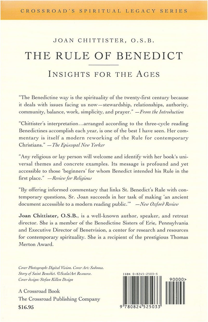 The Rule Of Benedict: Insights For The Ages,Used