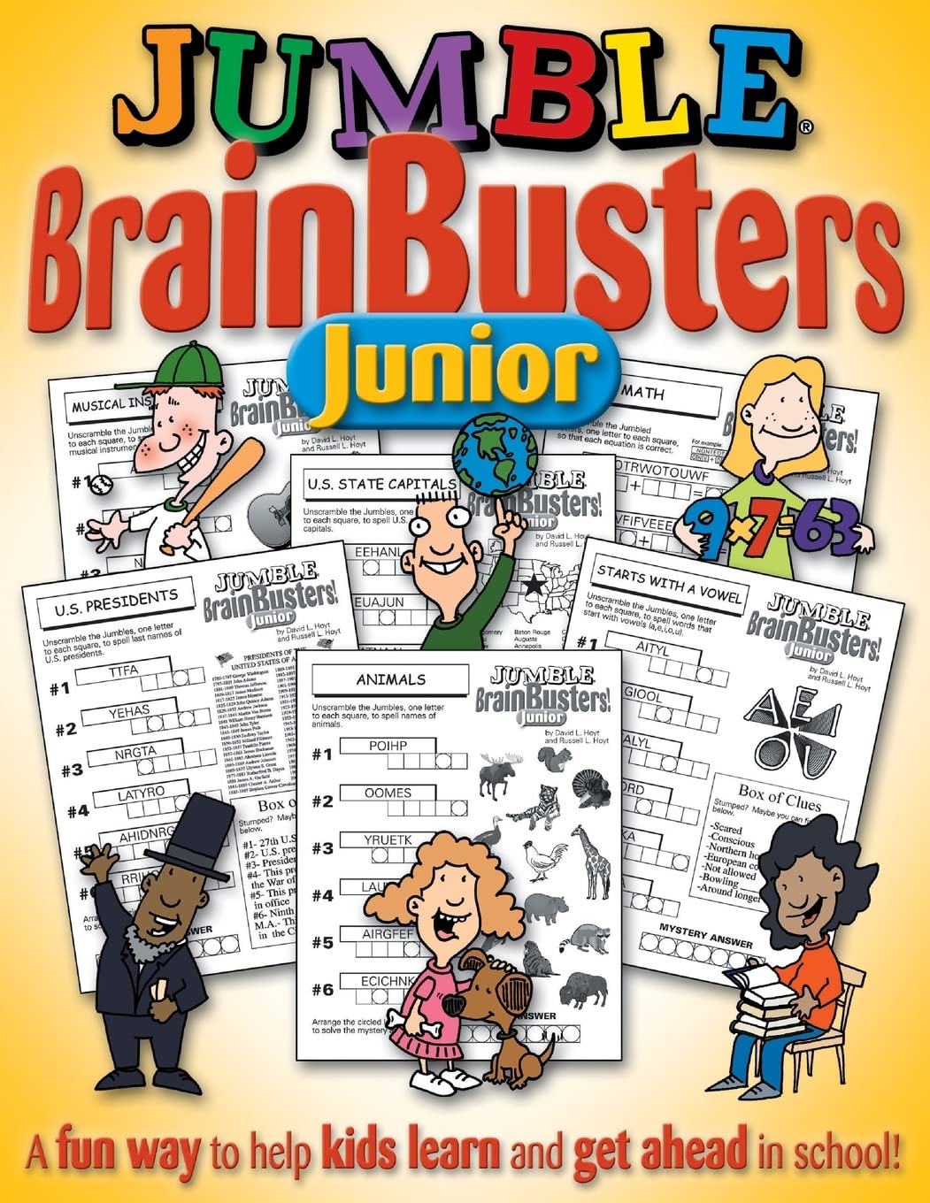 Jumble BrainBusters Junior: A Fun Way to Help Kids Learn and Get Ahead in School (1) (Jumbles),New