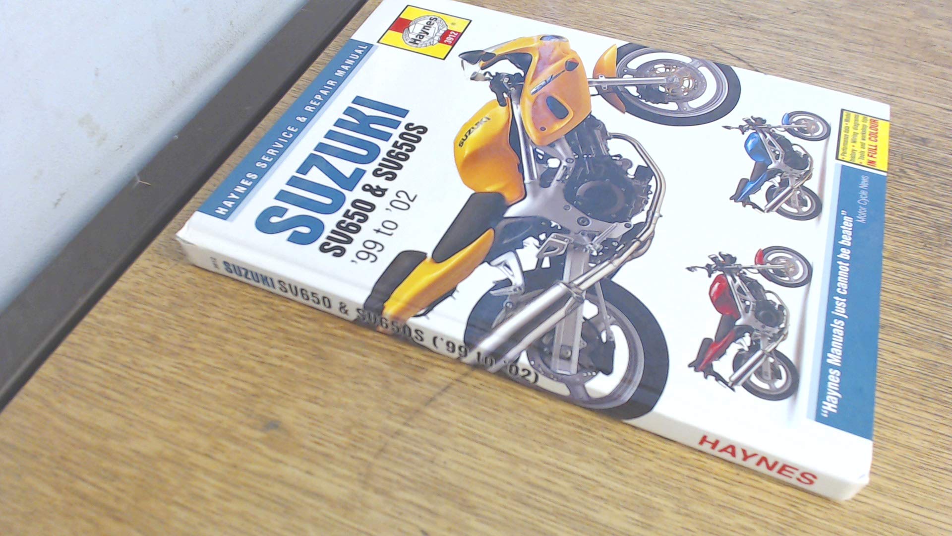 Suzuki Sv650 & Sv650s 99 to 02 (Haynes Service And Repair Manual),Used