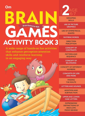 Activity Book : Brain Games For Kids : Brain Games Activity Book Level 2 : Book-3