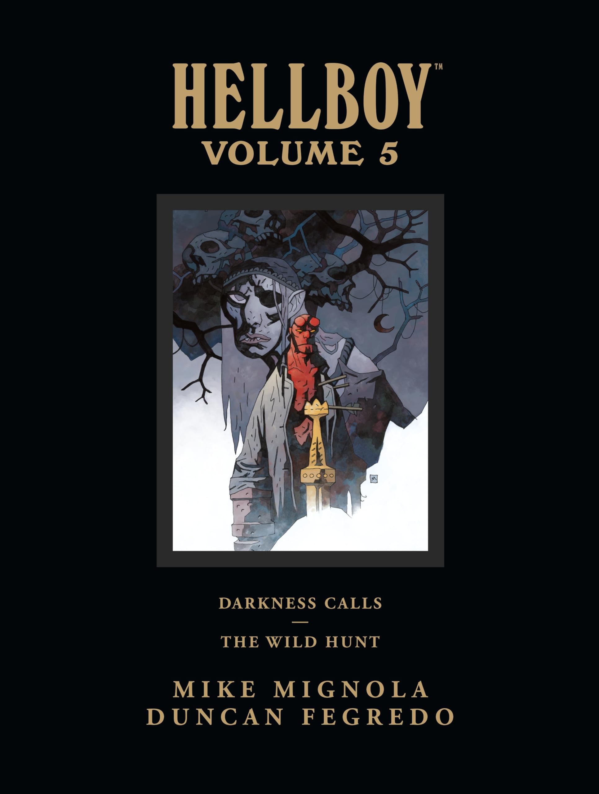 Hellboy Library Edition, Volume 5: Darkness Calls and The Wild Hunt,Used