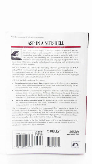 Asp In A Nutshell: A Desktop Quick Reference (In A Nutshell (O'Reilly)),Used