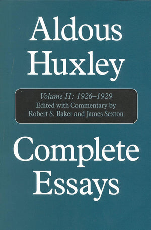 Complete Essays, Vol. 2: 19261929 (Volume Ii)