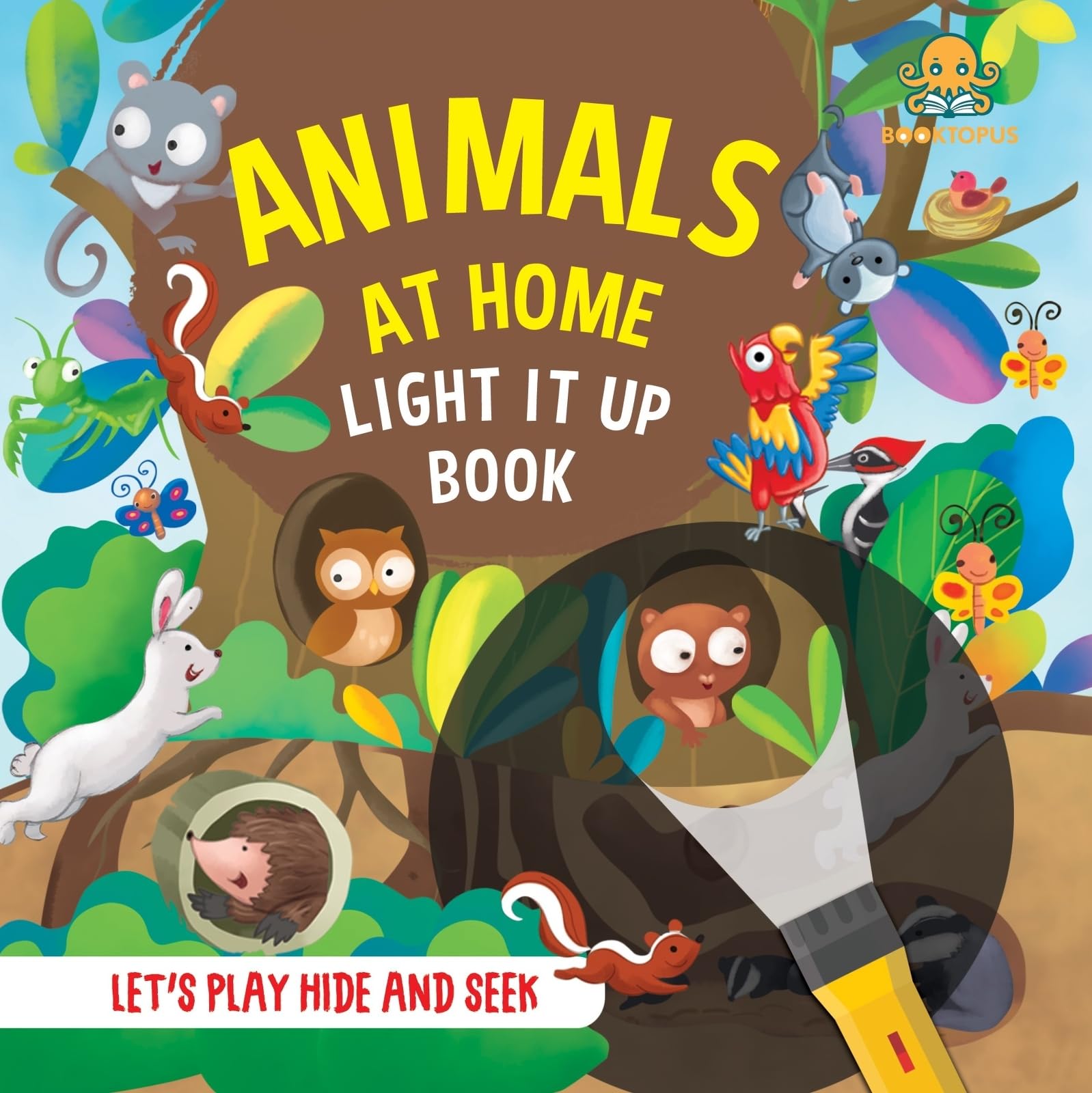 Animals At Home Light It Up Book (Torch Book)