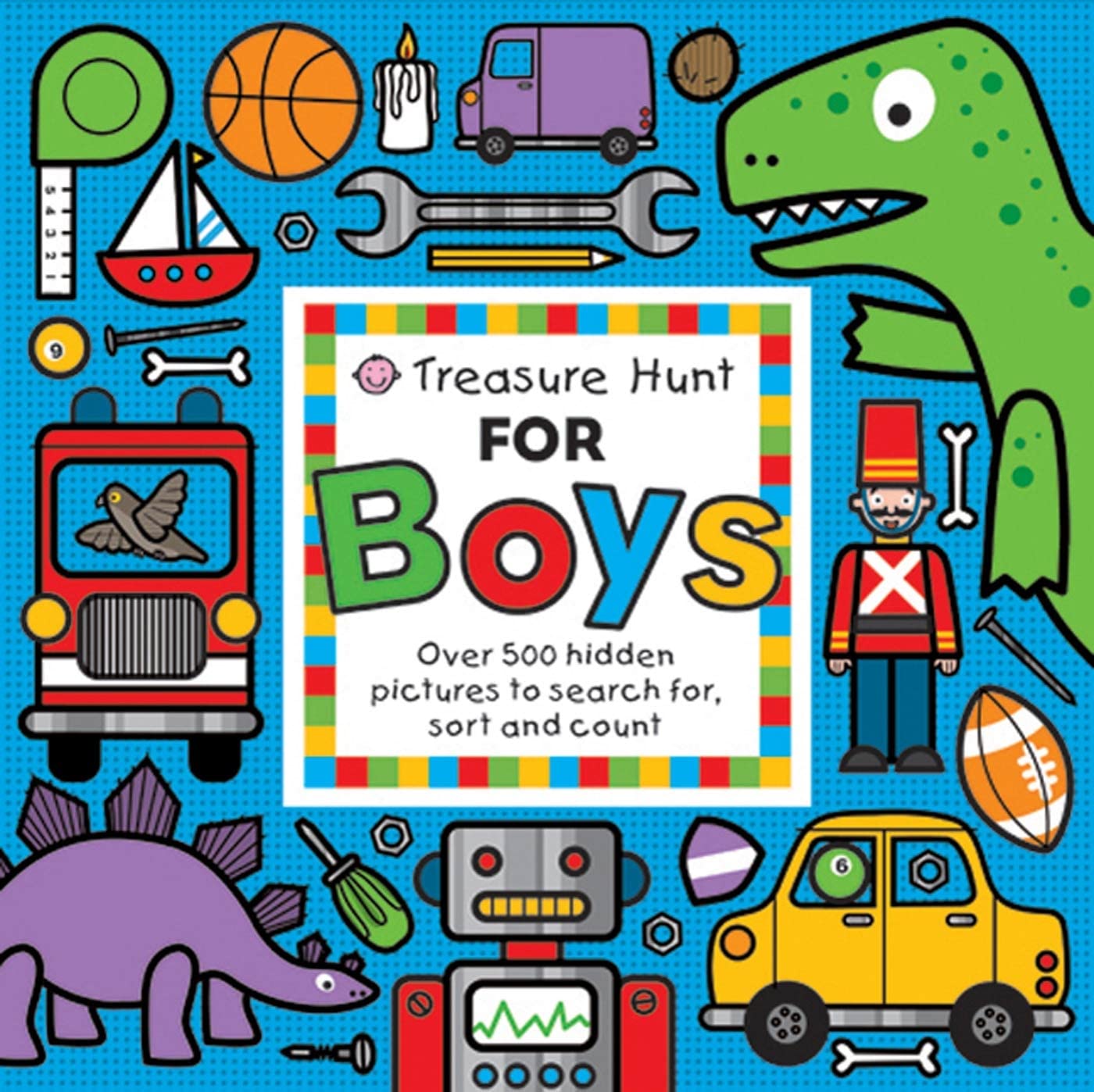 Treasure Hunt for Boys: Over 500 hidden pictures to search for, sort and count!,Used