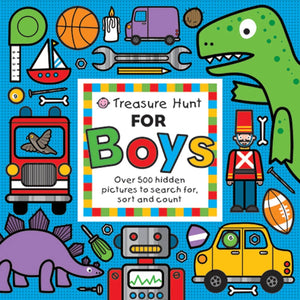 Treasure Hunt for Boys: Over 500 hidden pictures to search for, sort and count!,Used