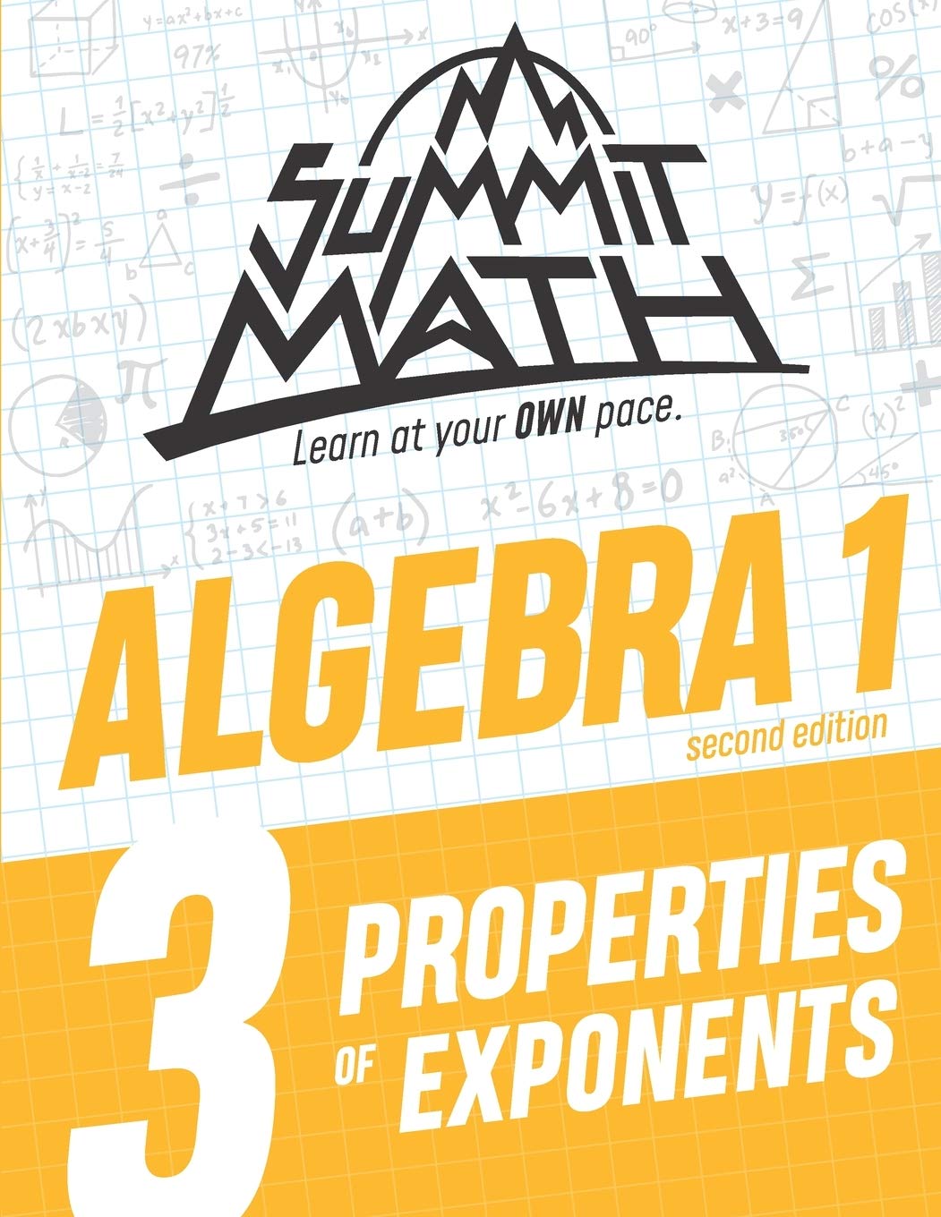 Summit Math Algebra 1 Book 3: Properties of Exponents (Guided Discovery Algebra 1 Series  2nd Edition),Used