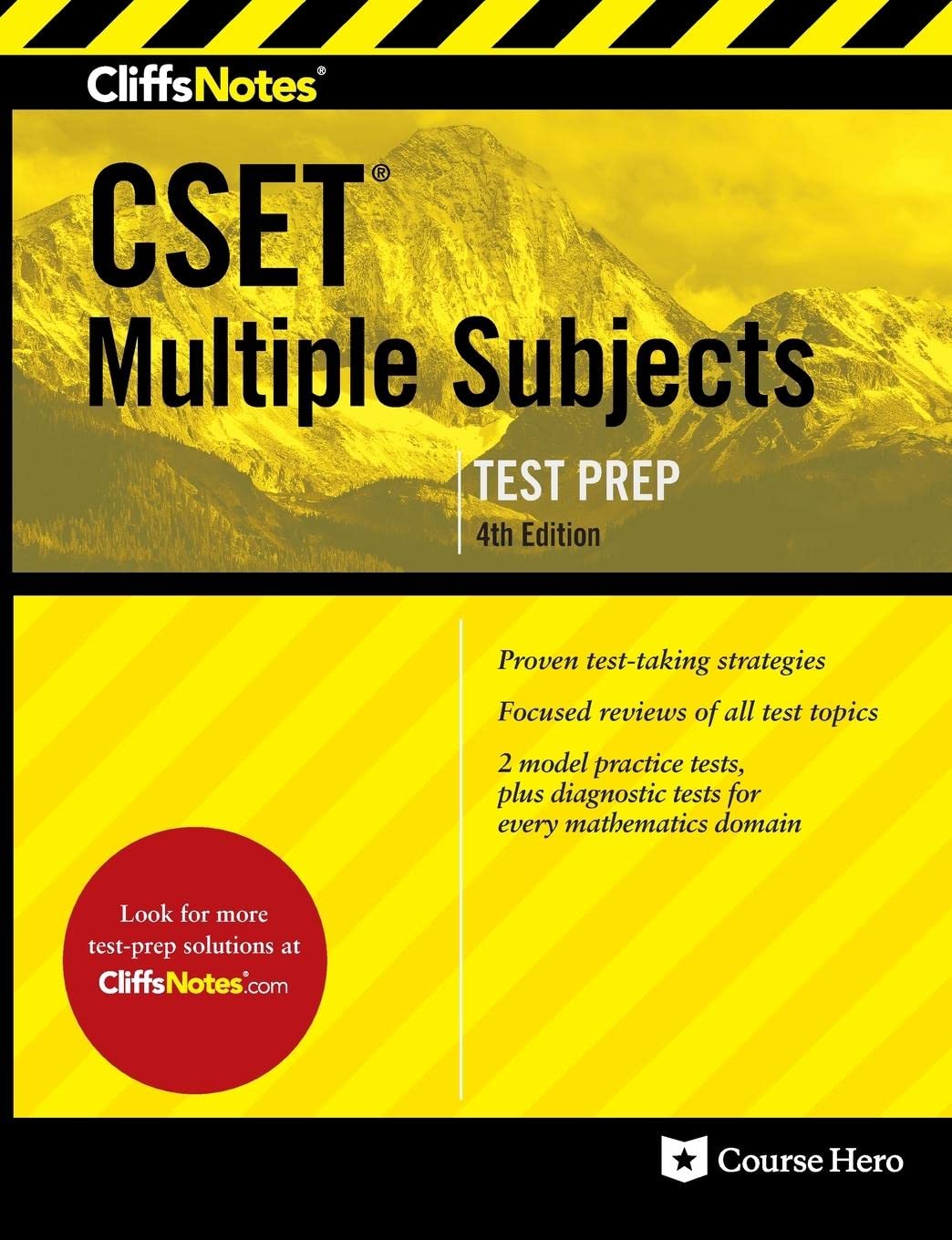 Cliffsnotes Cset Multiple Subjects: Fourth Edition, Revised (Cliffsnotes Test Prep)-used