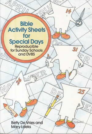Bible Activity Sheets For Special Days,Used