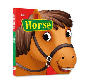 Board Book : Horse ( Animals And Birds ) - Cutout Board Books
