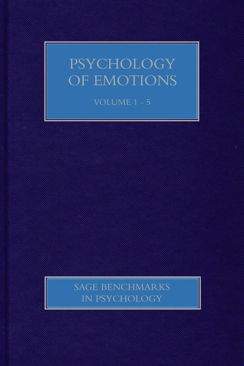 Psychology of Emotions (SAGE Benchmarks in Psychology),New
