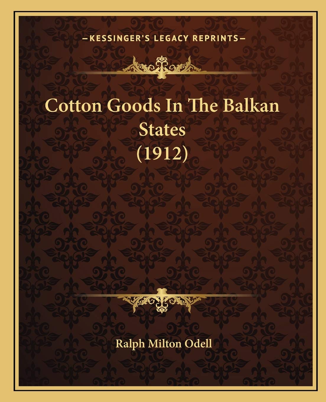 Cotton Goods In The Balkan States (1912),New