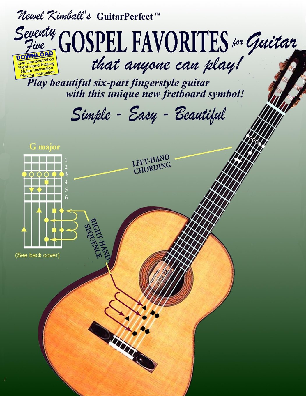 SeventyFive Gospel Favorites for Guitar: That Anyone Can Play,Used