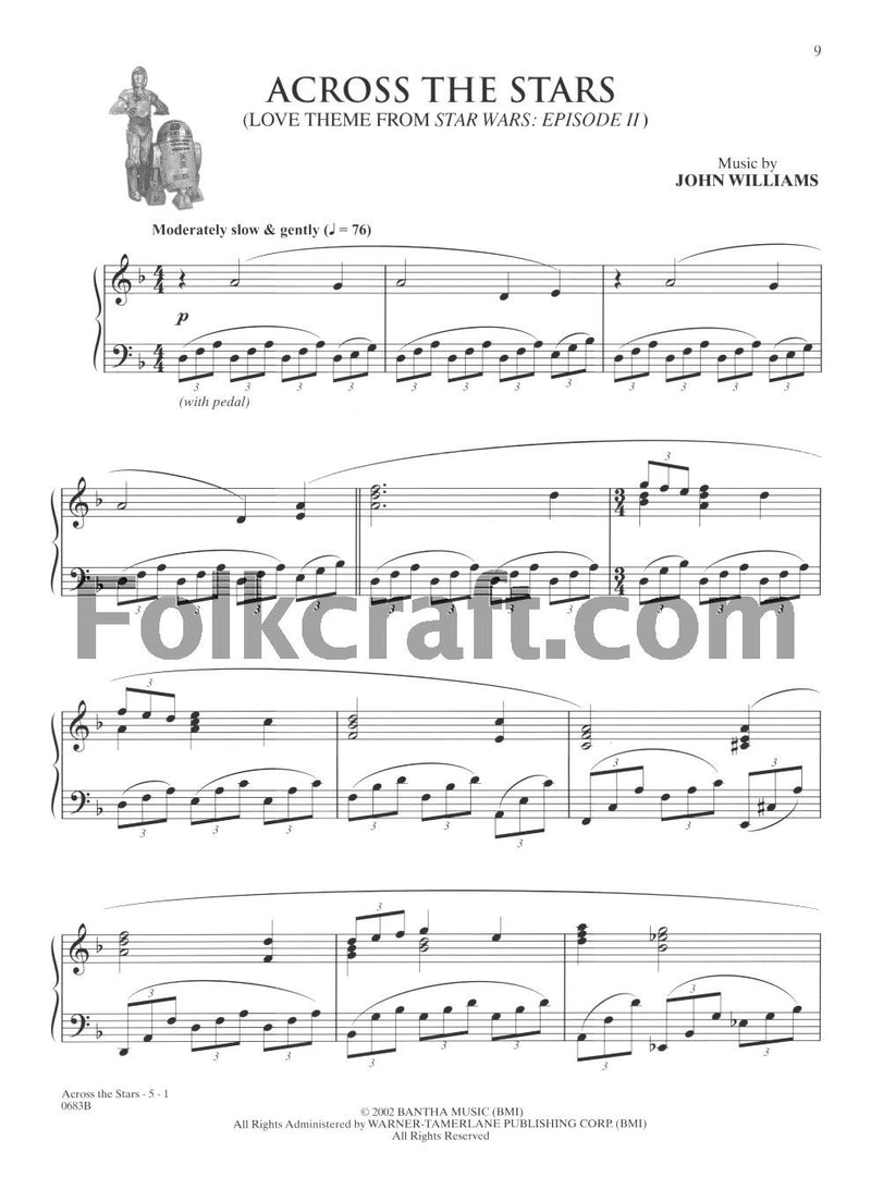 Star Wars  Episode II Attack of the Clones: Piano Solo,Used