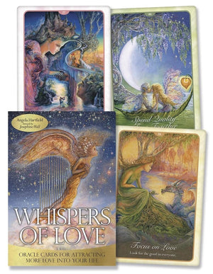 Whispers Of Love Oracle: Oracle Cards For Attracting More Love Into Your Life,Used
