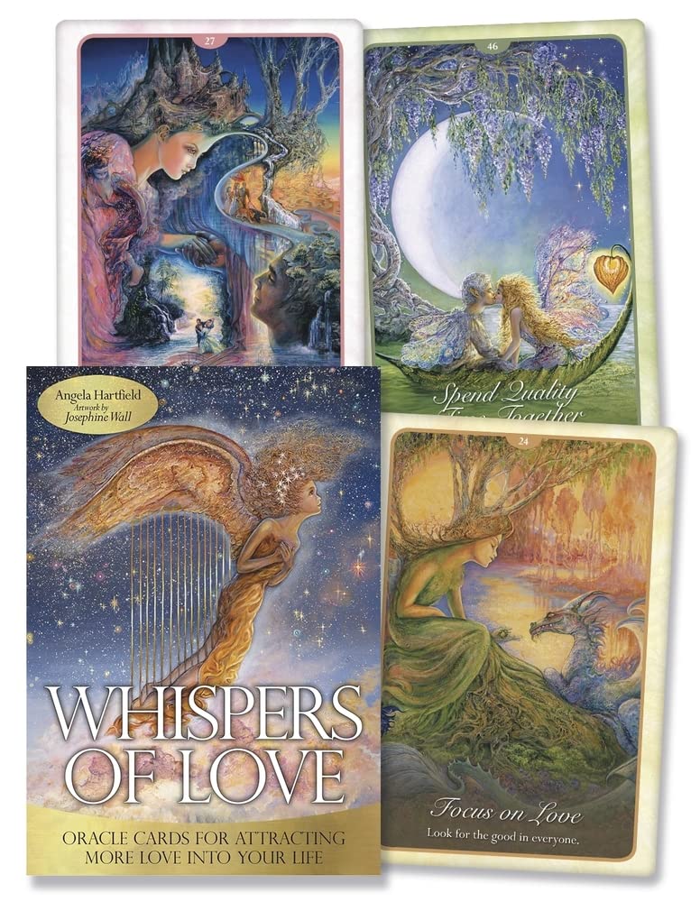 Whispers Of Love Oracle: Oracle Cards For Attracting More Love Into Your Life,Used