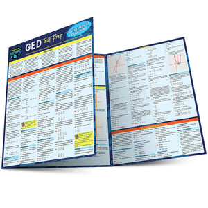 GED Test Prep Mathematical Reasoning: a QuickStudy Laminated Reference Guide (Quick Study Academic),Used