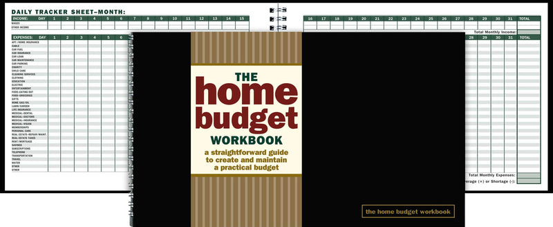 Home Budget Workbook (with removable cover band),Used