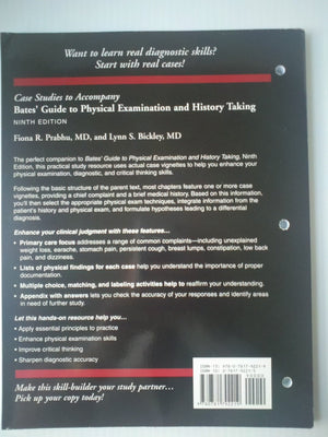 Case Studies to Accompany Bates' Guide to Physical Examination and History Taking,Used