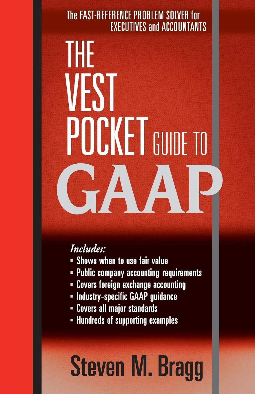 The Vest Pocket Guide to GAAP,New