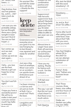 Keep Delete: Turning Messages Into Keepsakes,Used