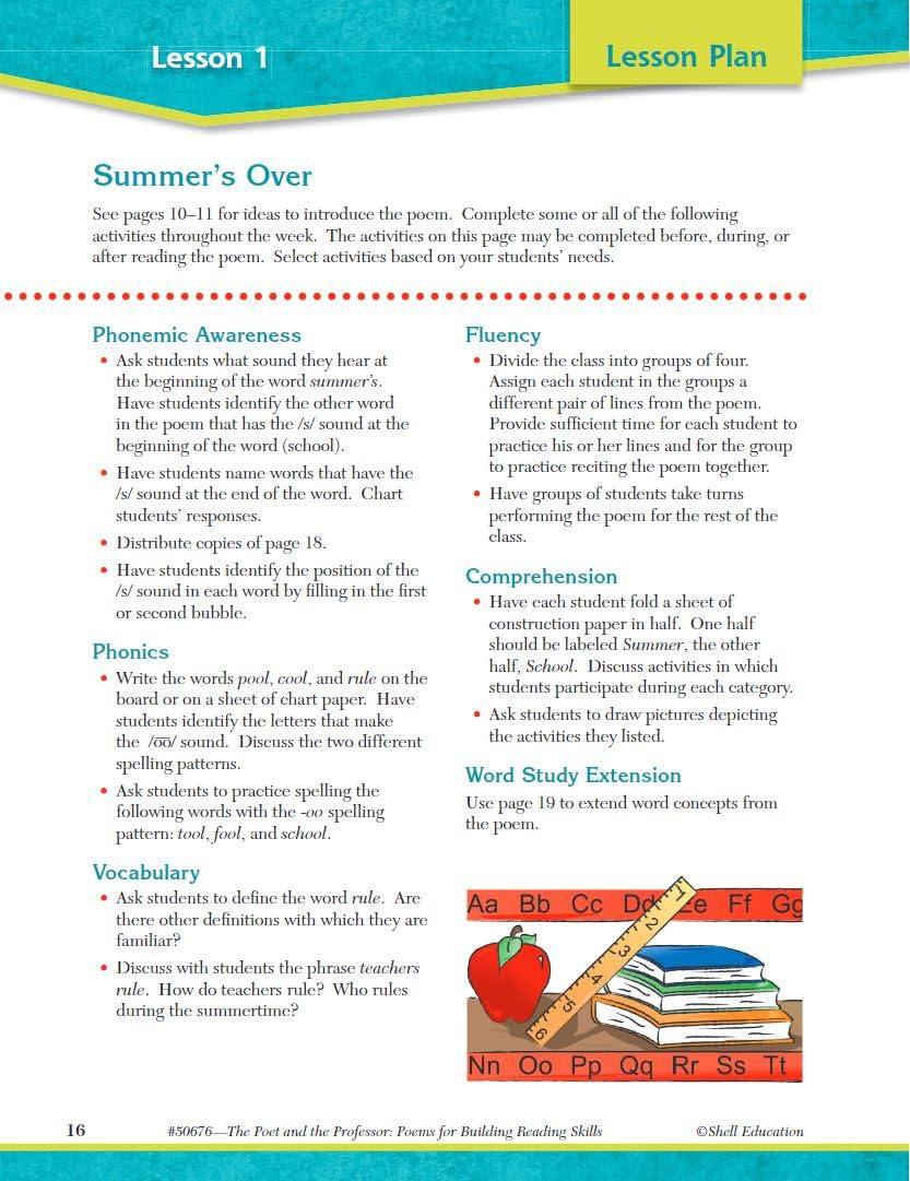 Poems for Building Reading Skills Level 2 (The Poet and the Professor),Used