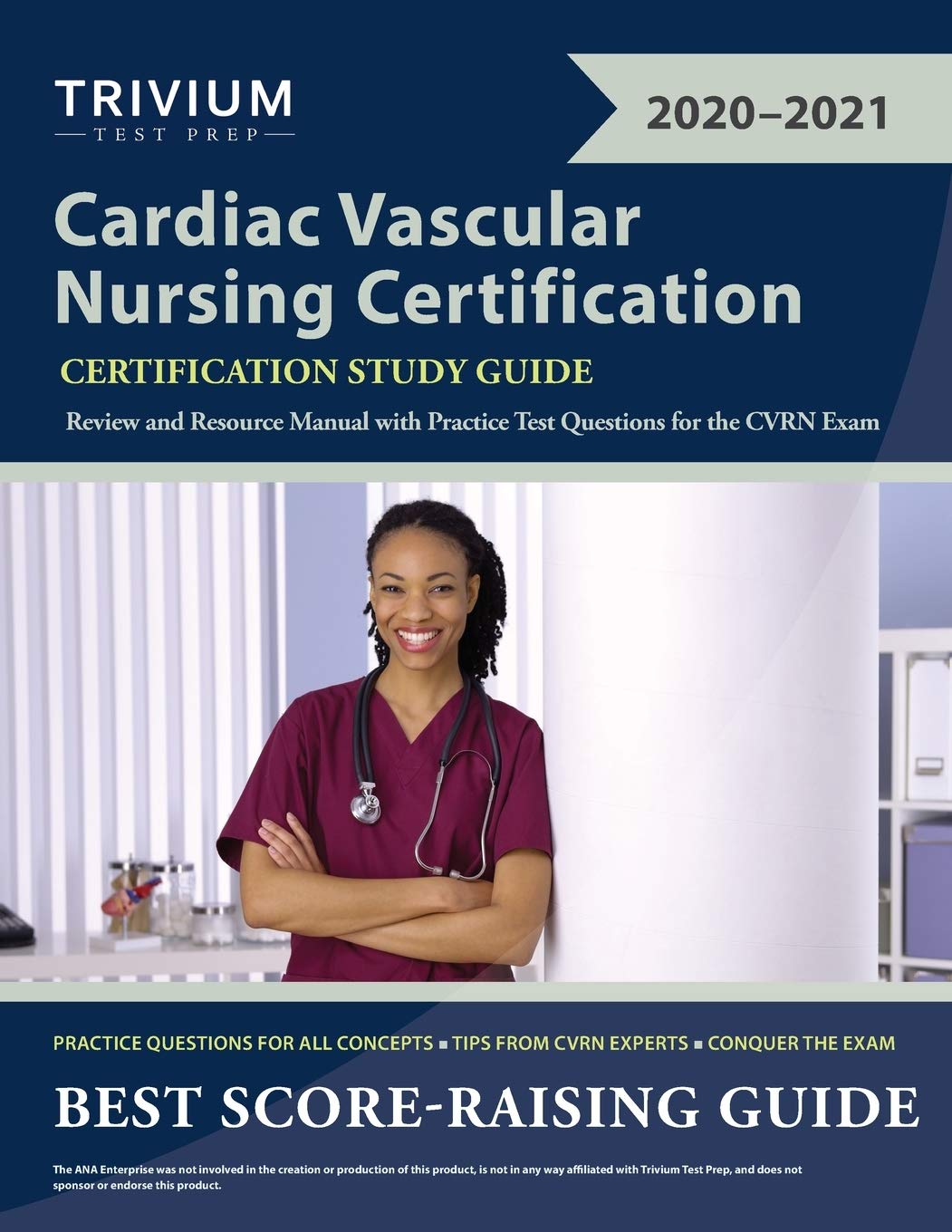 Cardiac Vascular Nursing Certification Study Guide: Review And Resource Manual With Practice Test Questions For The Cvrn Exam,Used