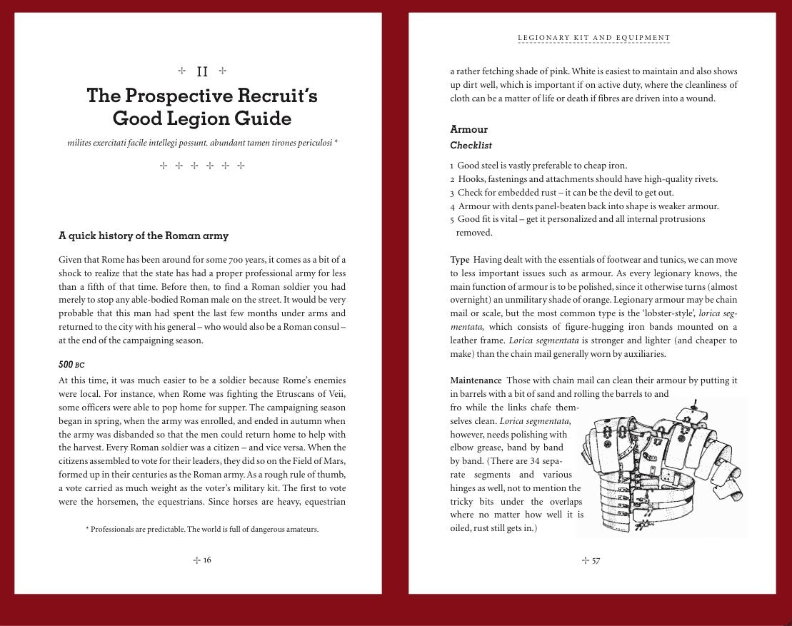 Legionary: The Roman Soldier's (Unofficial) Manual,Used