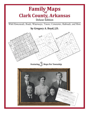 Family Maps of Clark County, Arkansas,Used